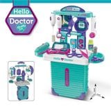  Đồ chơi nhập vai : BỘ ĐỒ CHƠI BÁC SĨ HELLO DOCTOR – VALI 3 TRONG 1, 3ages+, No. 008-305A 