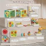  Đồ chơi vận động : KHỐI LẬP PHƯƠNG 6 MẶT CHÚ KHỈ BẬN RỘN – BUSY SMART CUBE, 3ages+, No. YL562A 