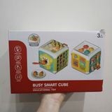  Đồ chơi vận động : KHỐI LẬP PHƯƠNG 6 MẶT CHÚ KHỈ BẬN RỘN – BUSY SMART CUBE, 3ages+, No. YL562A 