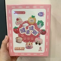  Đồ chơi thủ công : Set Đồ Chơi Khâu Vá Handmade Bằng Vải Nỉ Tự Làm Cho Bé (Chủ Đề Bánh Kem & Củ Quả), 5ages, No. 81285 