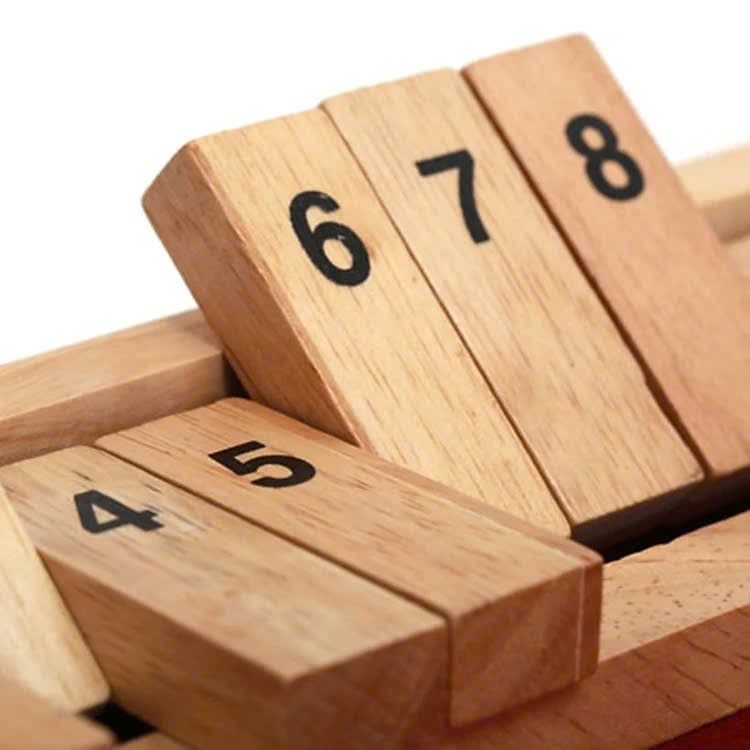  ĐỒ CHƠI VẬN ĐỘNG: Bộ Trò Chơi Gỗ Thông Minh SHUT THE BOX 