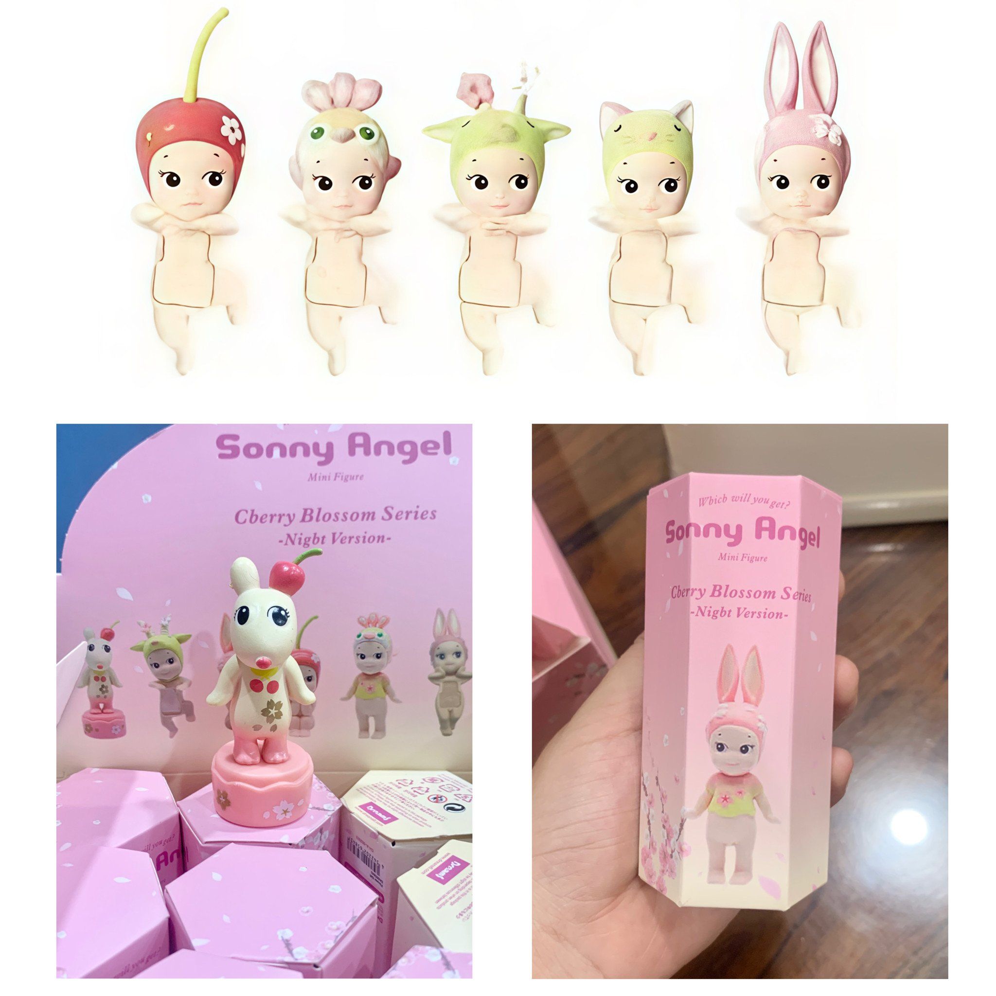  Đồ chơi mô hình : bộ sưu tập mô hình Sonny Angel, phụ kiện gắn điện thoại, laptop siêu đáng yêu 