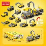  Đồ chơi lắp ráp : Full set 10 mô hình lắp ráp nhiều mẫu 10in1, 6ages+, No. 9100,01,03,04,05,07,08,10,13,16,18 