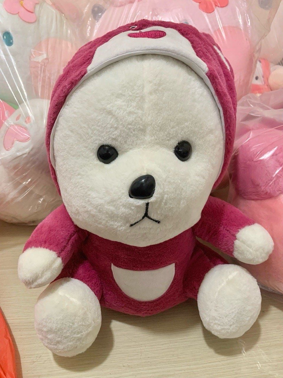  Gấu Bông: Gấu Đội Mũ Lotso Đáng Yêu Cho Bé kích thước 40cm 
