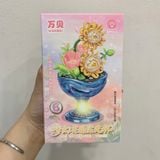  Đồ chơi lắp ráp : Bộ xếp hình cốc hoa phát sáng, 6ages+, No. 11069B 