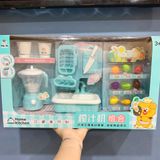  Đồ chơi nhập vai : Bộ Nhà Bếp Mini – Máy Ép & Gian Hàng Hoa Quả (Play House Camping Set), 3ages, No. 6688-70 