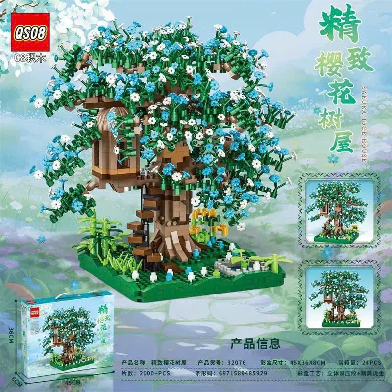  Đồ chơi lắp ráp : Bộ xếp khối Hoa Anh Đào, 2000pcs, 6ages, No. 32076 