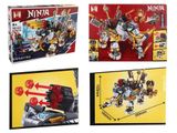  Đồ chơi lắp ráp : Bộ mô hình Ninja – Voi Chiến Thần, 578 mảnh, 6ages+, No. MG1622 