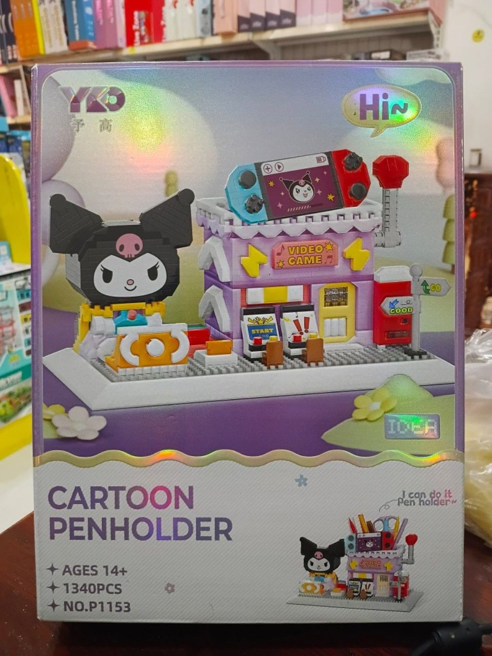  Đồ chơi lắp ráp : bộ xếp hình hộp bút nhiều nhân vật, 1296-1465pcs, +14ages, Model P1152,3,4,5,6,7 