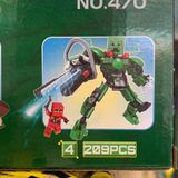  Đồ chơi lắp ráp : Bộ sưu tập nhiều mẫu Minecraft sáng tạo, 3ages, No. 66067, 66068, 66071, 470, D812-20, YZ7238-40 