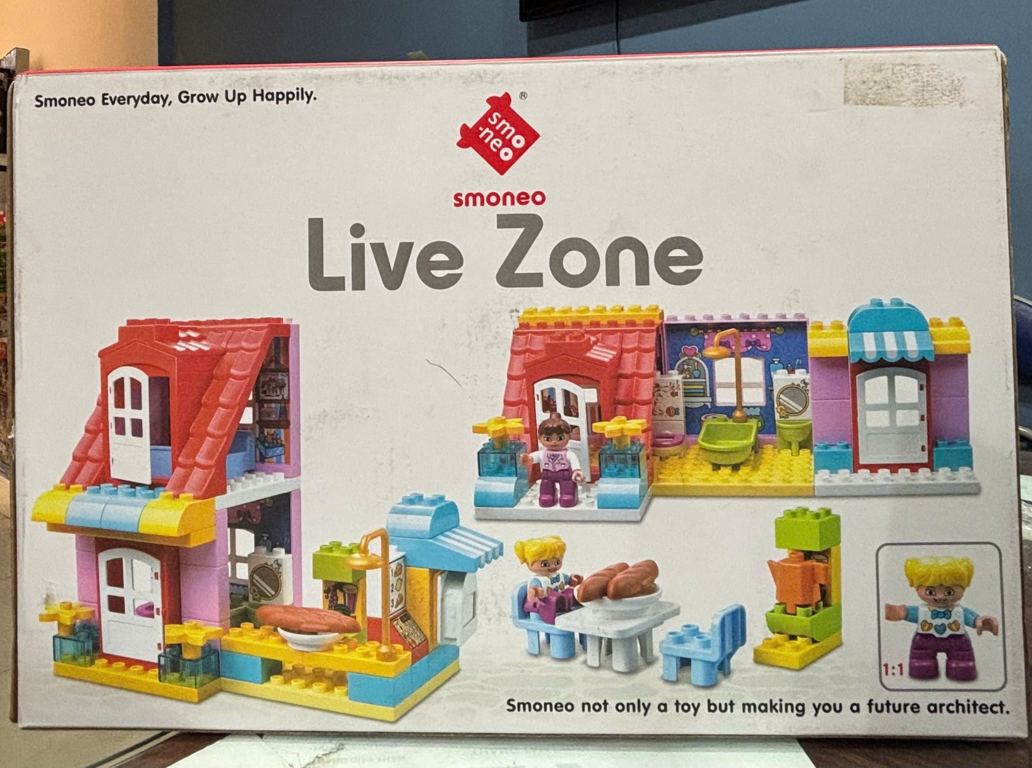  Đồ chơi lắp ráp: Tiệm Bánh Ngọt Đầy Màu Sắc No.55001 68Pcs Age3+ 