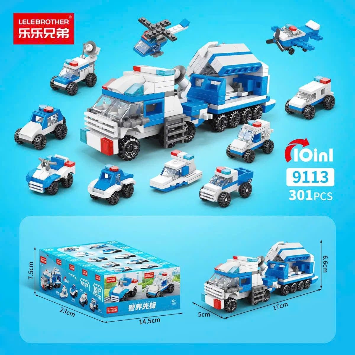  Đồ chơi lắp ráp : Full set 10 mô hình lắp ráp nhiều mẫu 10in1, 6ages+, No. 9100,01,03,04,05,07,08,10,13,16,18 
