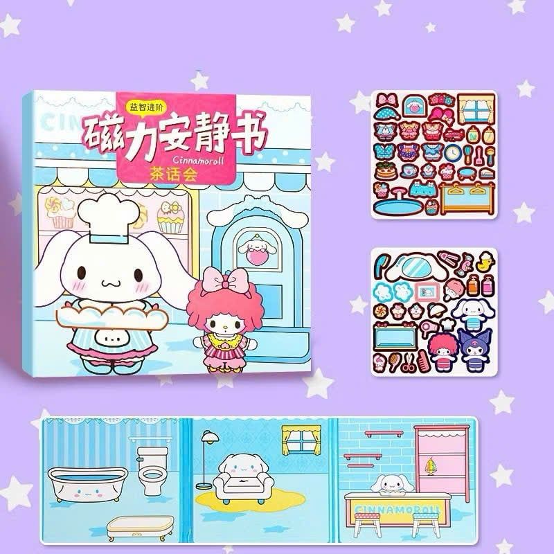  Đồ chơi Sticker Nam Châm Hoạt Hình Sanrio, Capybara, No. WH-AJS01, XXX-193, CLA-004 