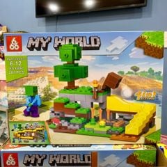  Đồ chơi lắp ráp : Bộ sưu tập nhiều mẫu Minecraft sáng tạo, 3ages, No. 66067, 66068, 66071, 470, D812-20, YZ7238-40 