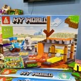  Đồ chơi lắp ráp : Bộ sưu tập nhiều mẫu Minecraft sáng tạo, 3ages, No. 66067, 66068, 66071, 470, D812-20, YZ7238-40 