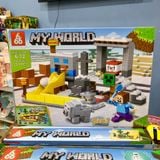  Đồ chơi lắp ráp : Bộ sưu tập nhiều mẫu Minecraft sáng tạo, 3ages, No. 66067, 66068, 66071, 470, D812-20, YZ7238-40 