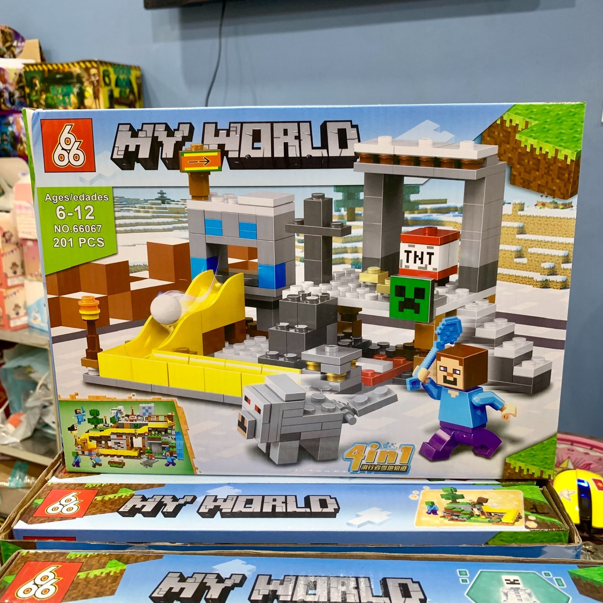  Đồ chơi lắp ráp : Bộ sưu tập nhiều mẫu Minecraft sáng tạo, 3ages, No. 66067, 66068, 66071, 470, D812-20, YZ7238-40 