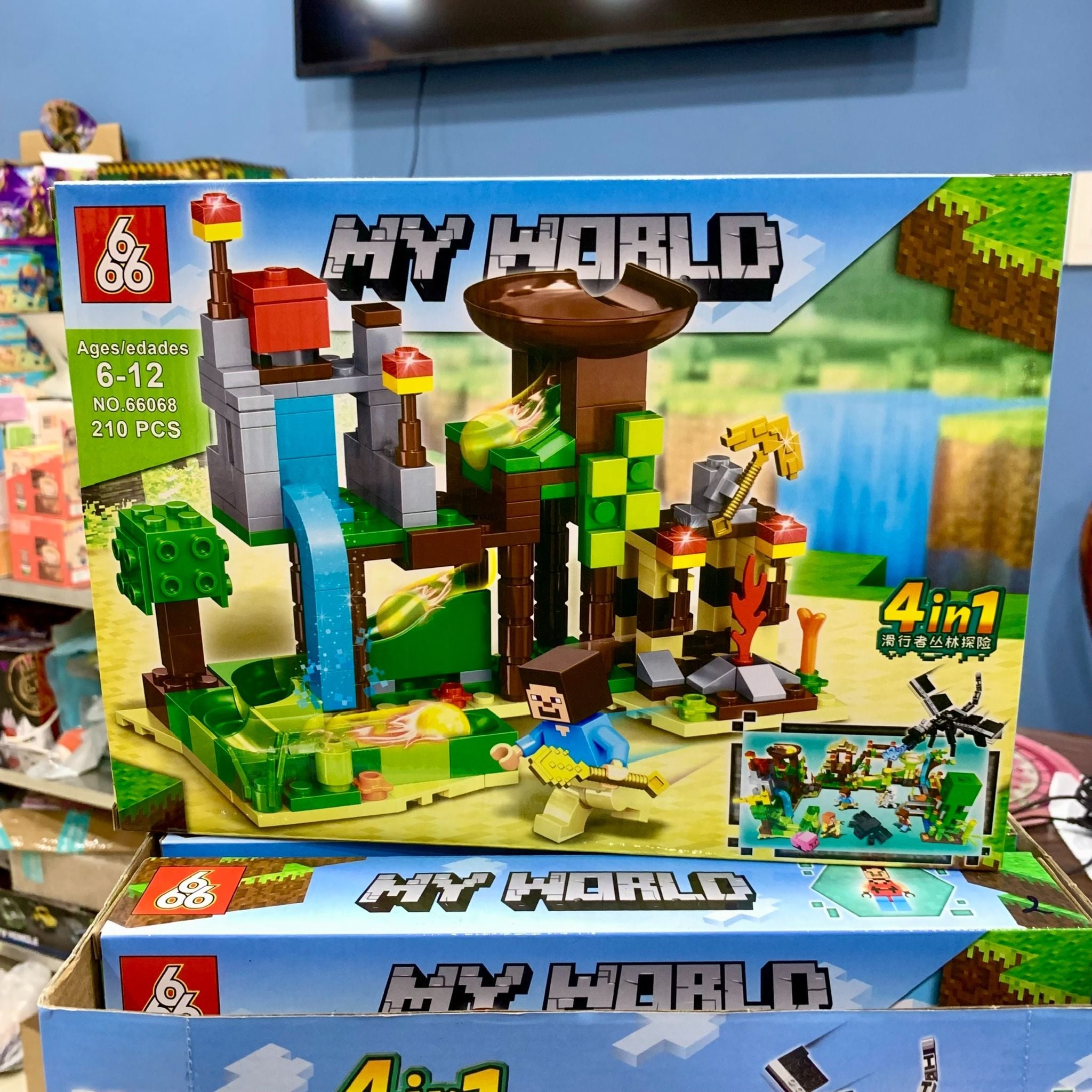  Đồ chơi lắp ráp : Bộ sưu tập nhiều mẫu Minecraft sáng tạo, 3ages, No. 66067, 66068, 66071, 470, D812-20, YZ7238-40 