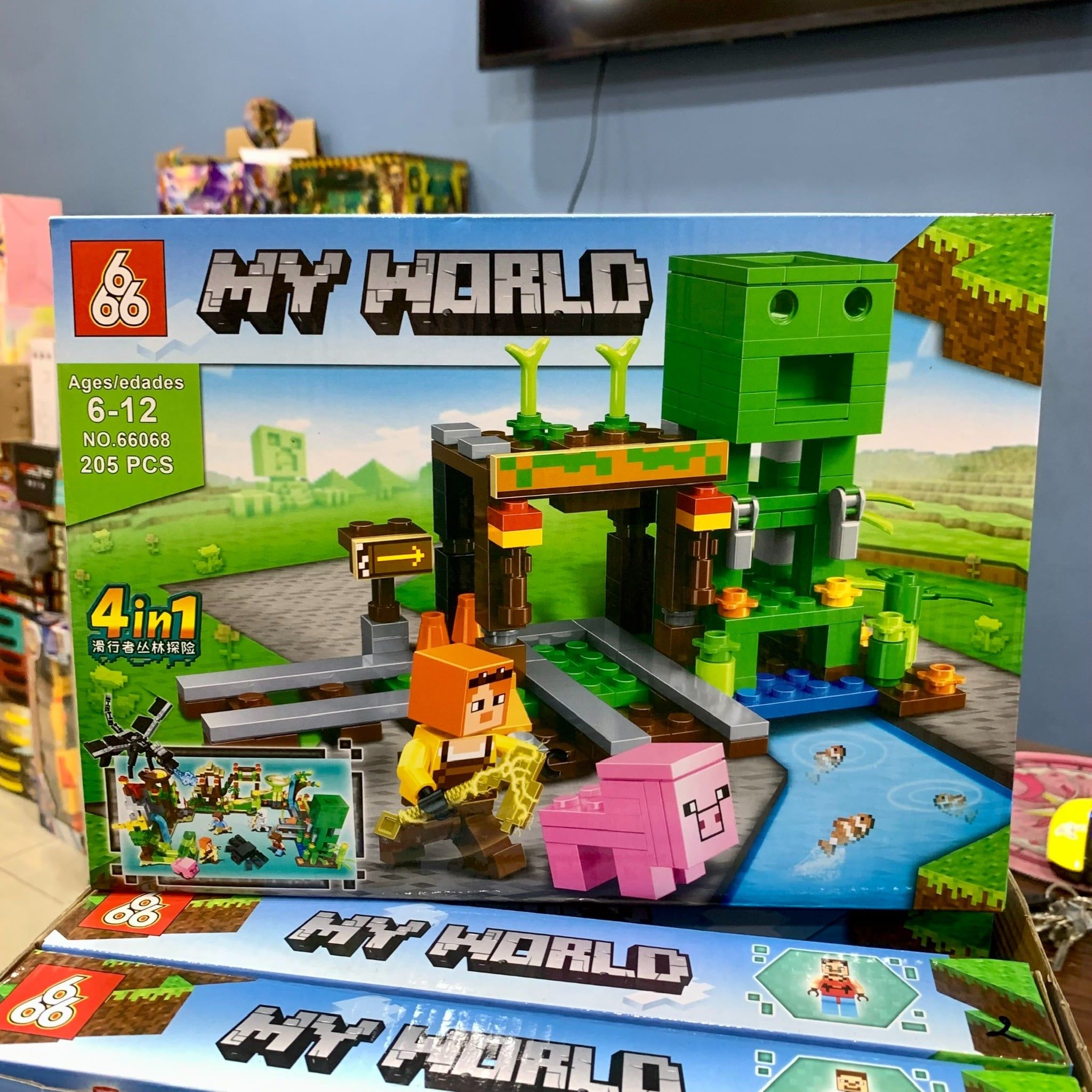 Đồ chơi lắp ráp : Bộ sưu tập nhiều mẫu Minecraft sáng tạo, 3ages, No. 66067, 66068, 66071, 470, D812-20, YZ7238-40 
