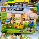  Đồ chơi lắp ráp : Bộ sưu tập nhiều mẫu Minecraft sáng tạo, 3ages, No. 66067, 66068, 66071, 470, D812-20, YZ7238-40 