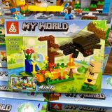  Đồ chơi lắp ráp : Bộ sưu tập nhiều mẫu Minecraft sáng tạo, 3ages, No. 66067, 66068, 66071, 470, D812-20, YZ7238-40 