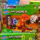  Đồ chơi lắp ráp : Bộ sưu tập nhiều mẫu Minecraft sáng tạo, 3ages, No. 66067, 66068, 66071, 470, D812-20, YZ7238-40 