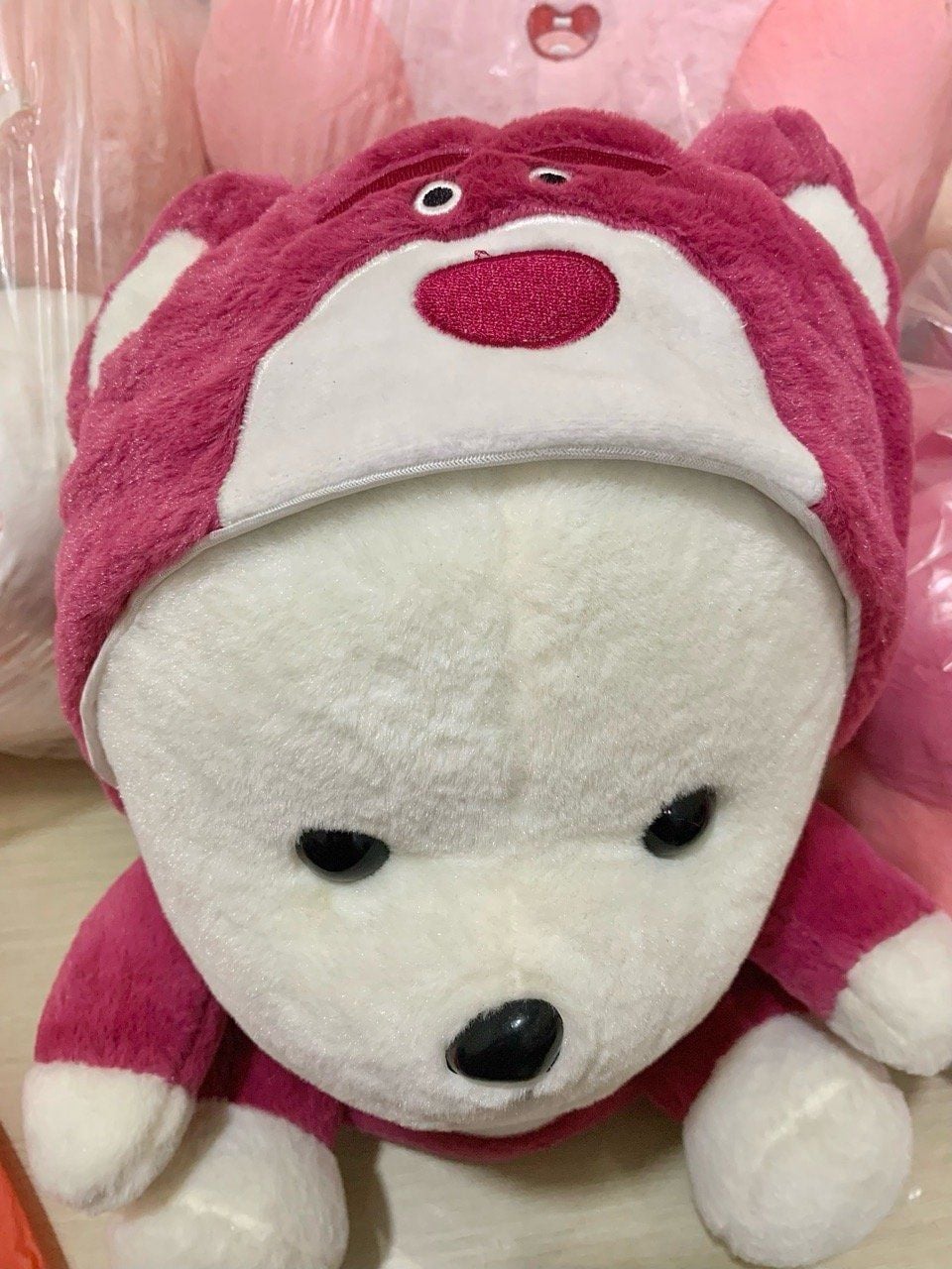  Gấu Bông: Gấu Đội Mũ Lotso Đáng Yêu Cho Bé kích thước 40cm 