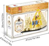  Đồ chơi lắp ráp : Bộ xếp mô hình kiến trúc Kim Tự Tháp Ai Cập ( Pyramid Egypt ) 315pcs 6+ No. XJ-9836 
