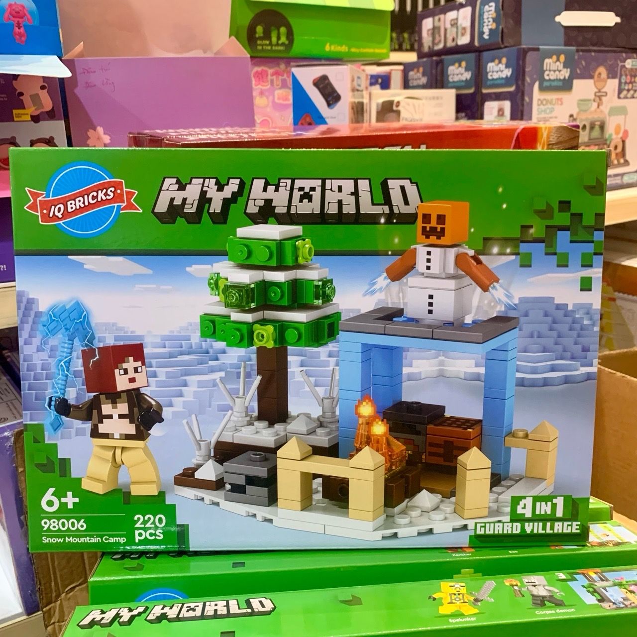  Đồ chơi lắp ráp : Bộ sưu tập nhiều mẫu Minecraft sáng tạo, 3ages, No. 66067, 66068, 66071, 470, D812-20, YZ7238-40 