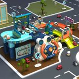  Đồ chơi vận động : ĐỒ CHƠI ĐƯỜNG ĐUA Ô TÔ URBAN RAIL TRANSIT – BỘ THÀNH PHỐ GIAO THÔNG ĐA TẦNG, 3ages+, No. T904A 