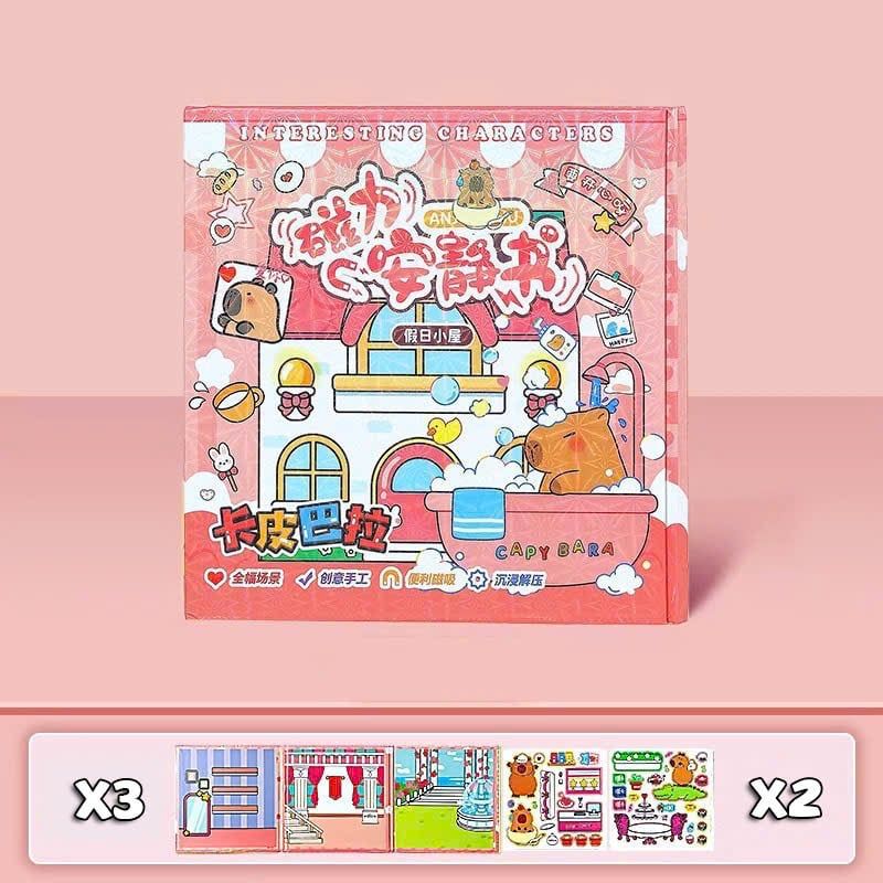  Đồ chơi Sticker Nam Châm Hoạt Hình Sanrio, Capybara, No. WH-AJS01, XXX-193, CLA-004 