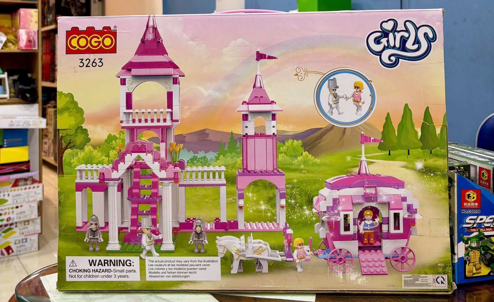  Đồ chơi lắp ráp: Lâu Đài Cổ Tích Ngày Lễ Hội No. 3263 555PCS 6Ages+ 