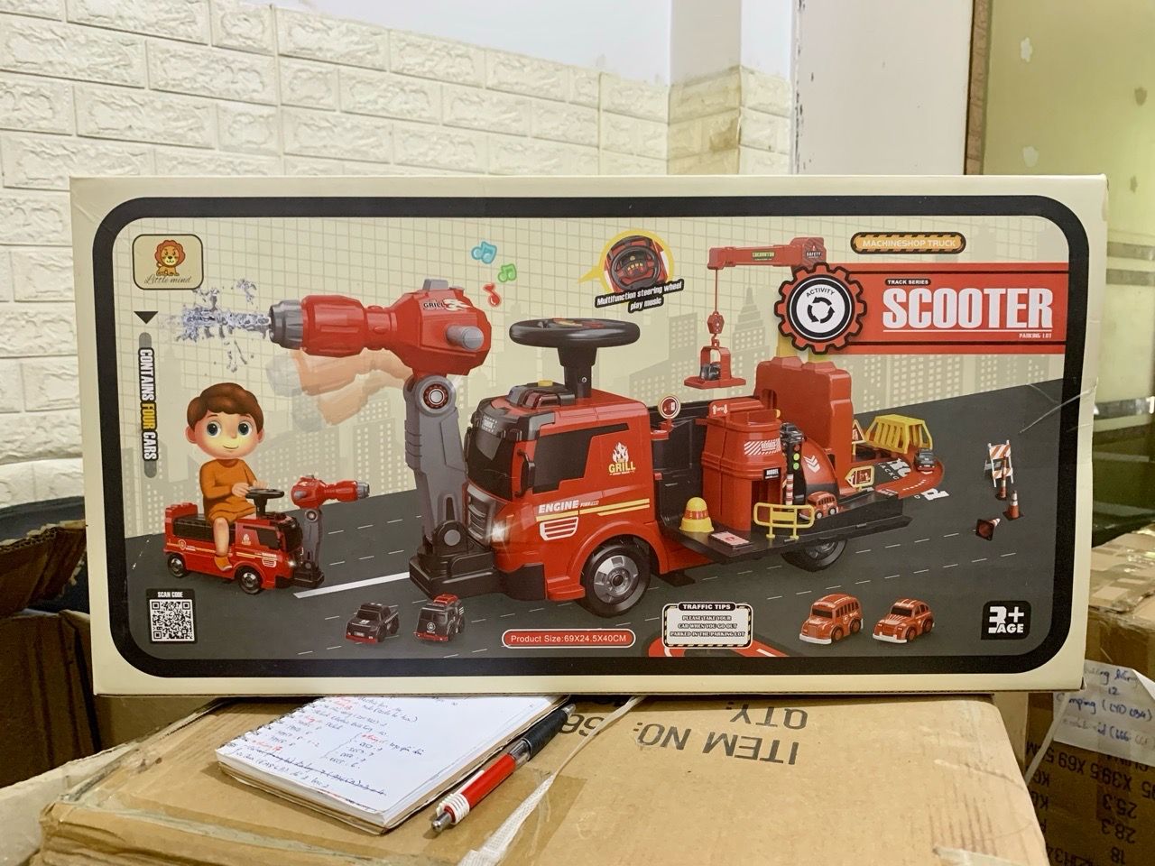  Đồ chơi vận động : Xe trượt công trình No. ZH921-ZH922 