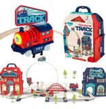  Đồ chơi vận động : Vali lắp ráp đường ray tàu hỏa Track Play Set – Track City, 3ages+, No. 89951,89972 