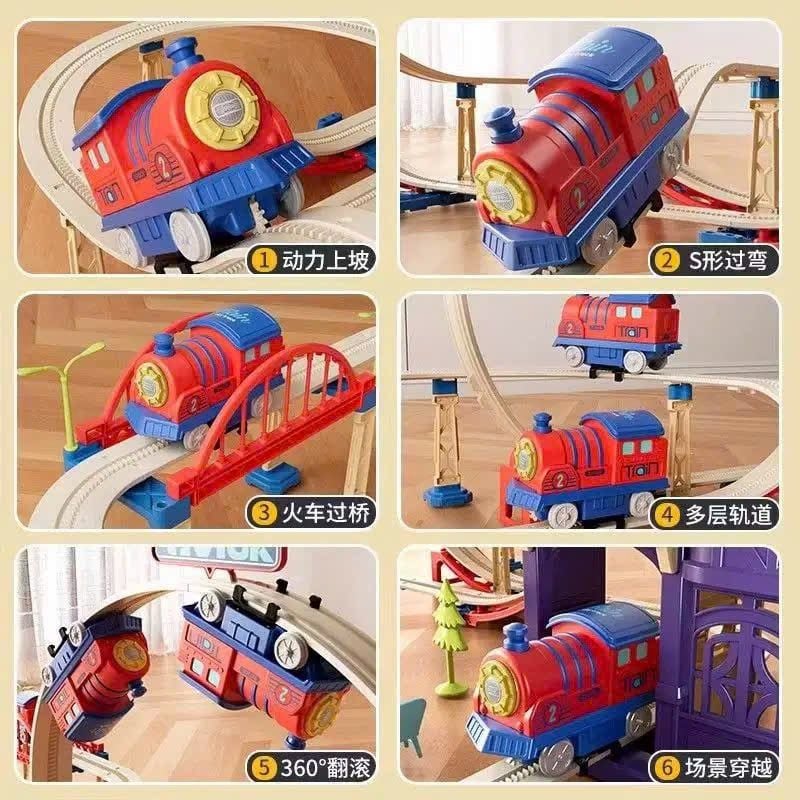  Đồ chơi vận động : Vali lắp ráp đường ray tàu hỏa Track Play Set – Track City, 3ages+, No. 89951,89972 