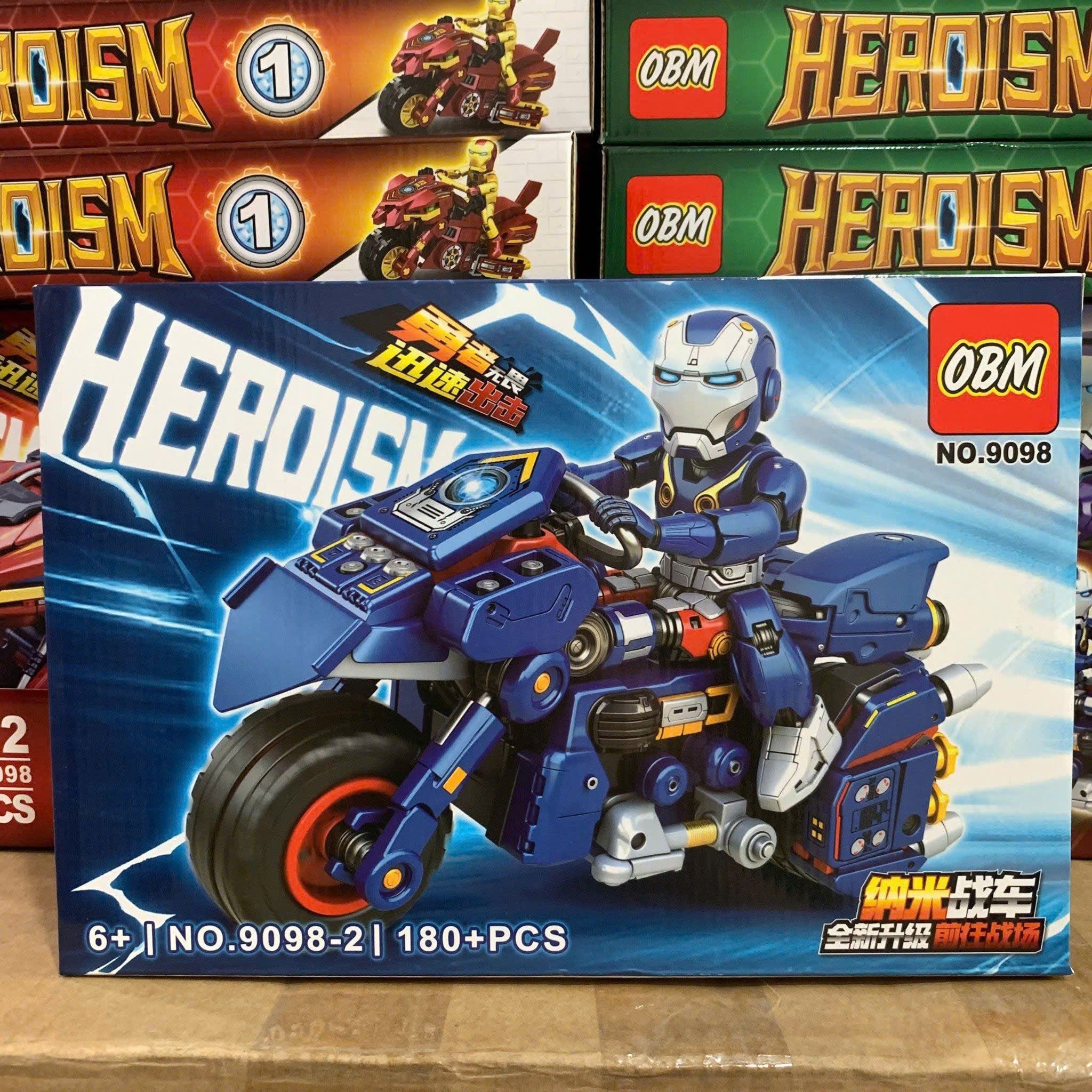  Đồ chơi lắp ráp : Bộ sưu tập mô hình robot biến hình (8b lớn/lốc), 6ages+, No. 9102, 99017, 9098, YZ7125, 99307, 9046 