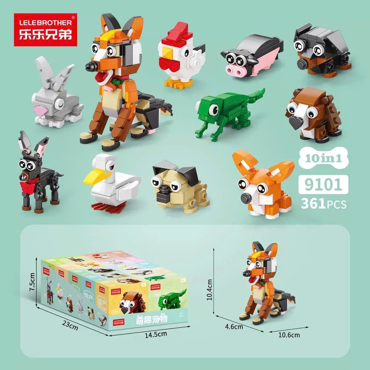  Đồ chơi lắp ráp : Full set 10 mô hình lắp ráp nhiều mẫu 10in1, 6ages+, No. 9100,01,03,04,05,07,08,10,13,16,18 
