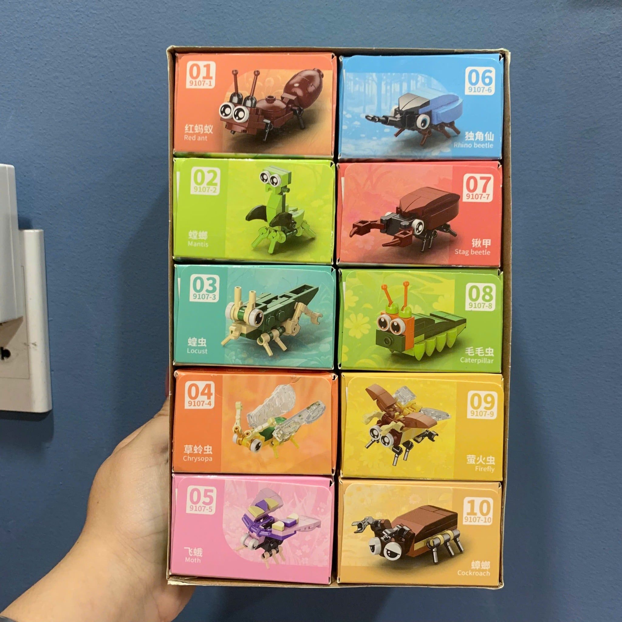  Đồ chơi lắp ráp : Full set 10 mô hình lắp ráp nhiều mẫu 10in1, 6ages+, No. 9100,01,03,04,05,07,08,10,13,16,18 