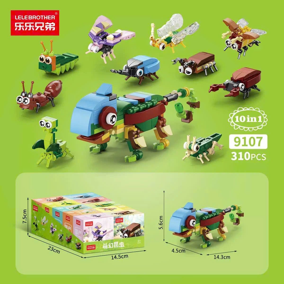  Đồ chơi lắp ráp : Full set 10 mô hình lắp ráp nhiều mẫu 10in1, 6ages+, No. 9100,01,03,04,05,07,08,10,13,16,18 