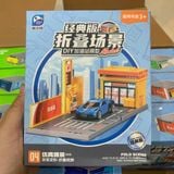  Đồ chơi lắp ráp : BỘ ĐỒ CHƠI MÔ HÌNH THÀNH PHỐ GẬP GỌN DIY – KÈM XE, 3ages+, No. 91702, 91703, 91704 
