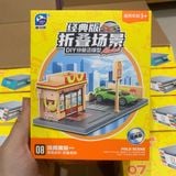  Đồ chơi lắp ráp : BỘ ĐỒ CHƠI MÔ HÌNH THÀNH PHỐ GẬP GỌN DIY – KÈM XE, 3ages+, No. 91702, 91703, 91704 