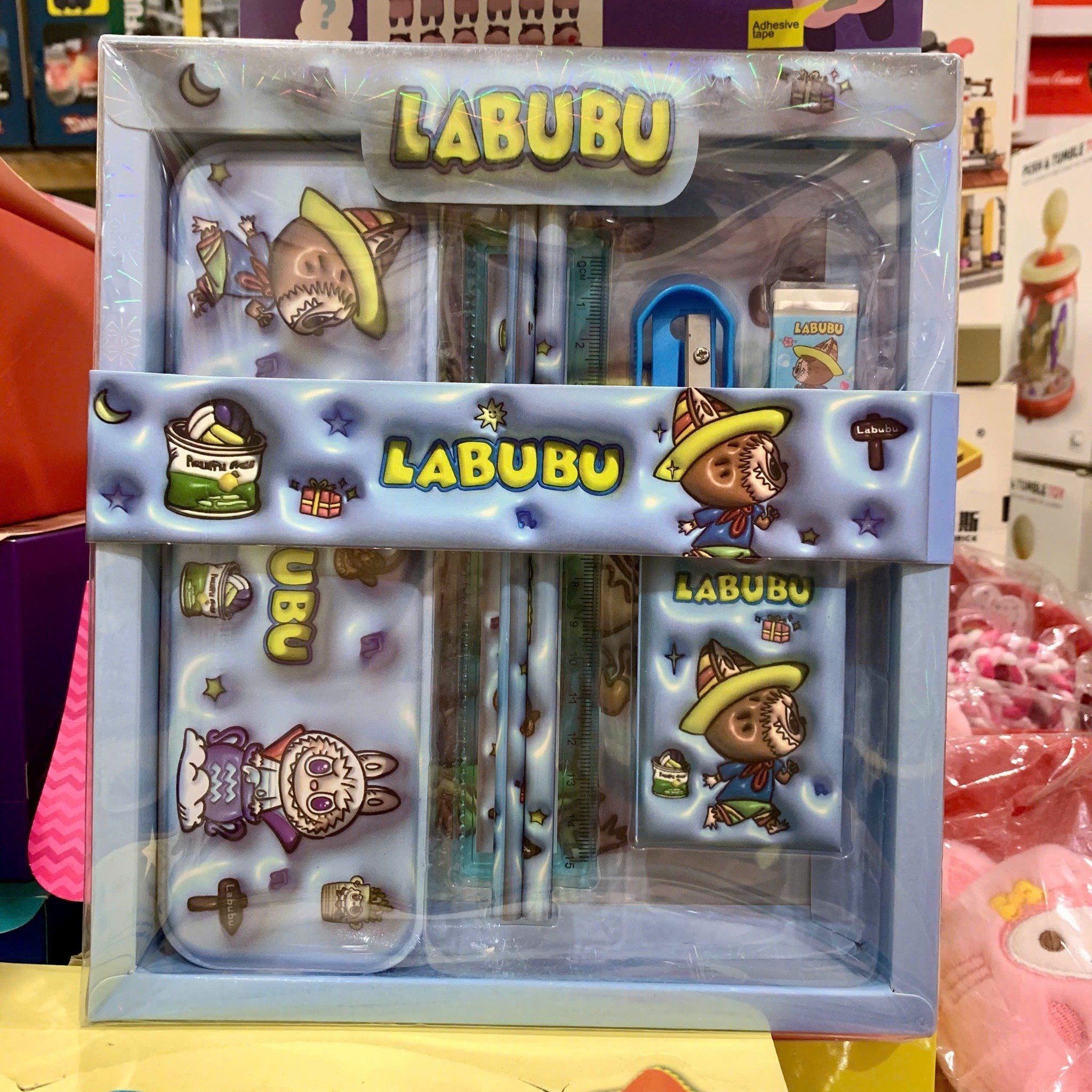  Đồ dùng học tập: Bộ dụng cụ học tập 7 món nhiều nhân vật hoạt hình rất đáng yêu, thích hợp làm quà tặng cho Bé, 6ages+ 