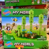  Đồ chơi lắp ráp : Bộ sưu tập nhiều mẫu Minecraft sáng tạo, 3ages, No. 66067, 66068, 66071, 470, D812-20, YZ7238-40 