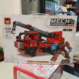  Đồ chơi lắp ráp : Bộ mô hình 2in1 xe bê tông robot và xe cứu hỏa robot, 6ages+, No. 934, 939 