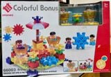  Đồ chơi lắp ráp: COLORFUL BONUS Đu Quay Dùng Pin No. 66003 49PCS Age3+ 