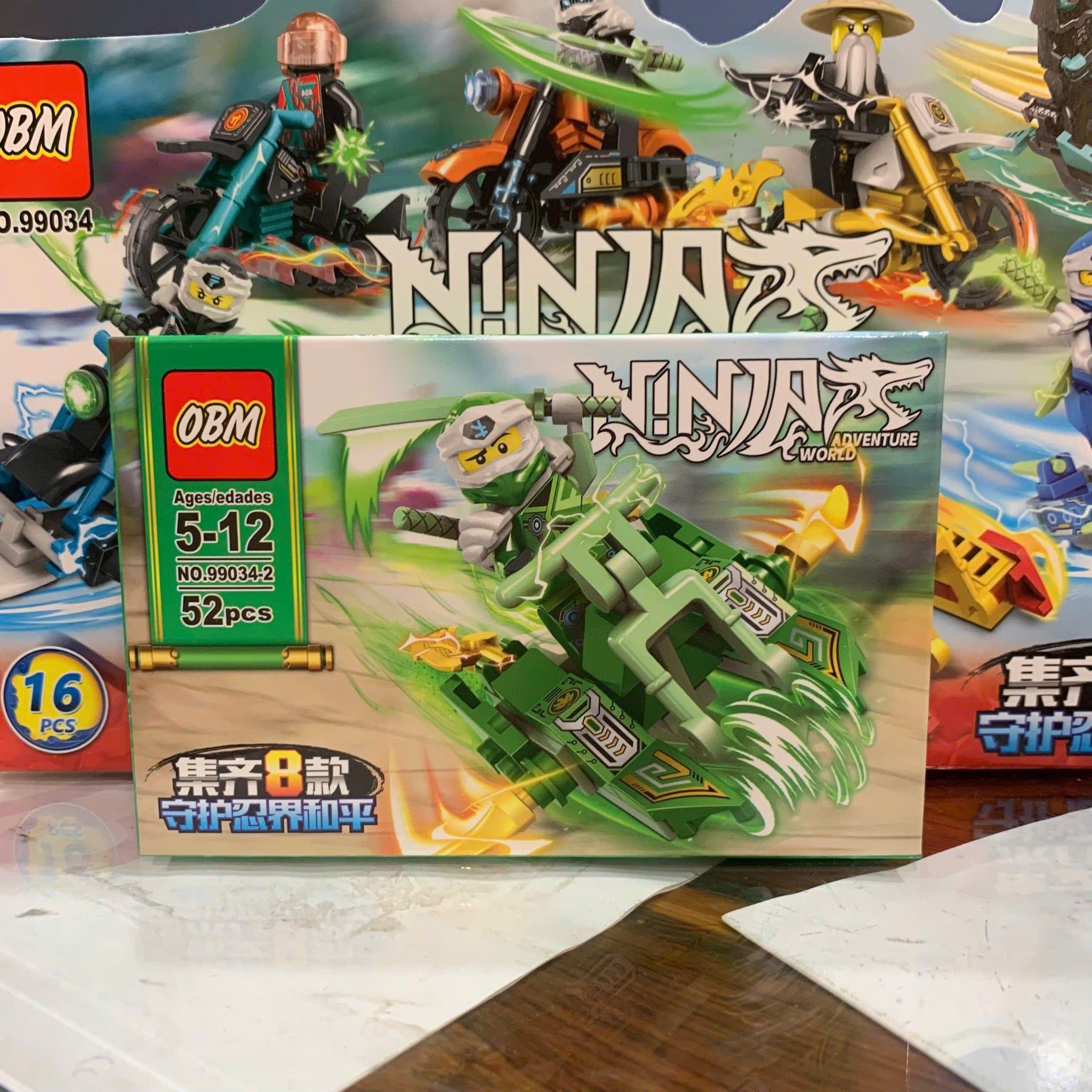  Đồ chơi lắp ráp : Bộ sưu tập nhiều mẫu mô hình phi cơ và khủng long (16b nhỏ/lốc), 6ages+, No. 99008, 99034, 99108 