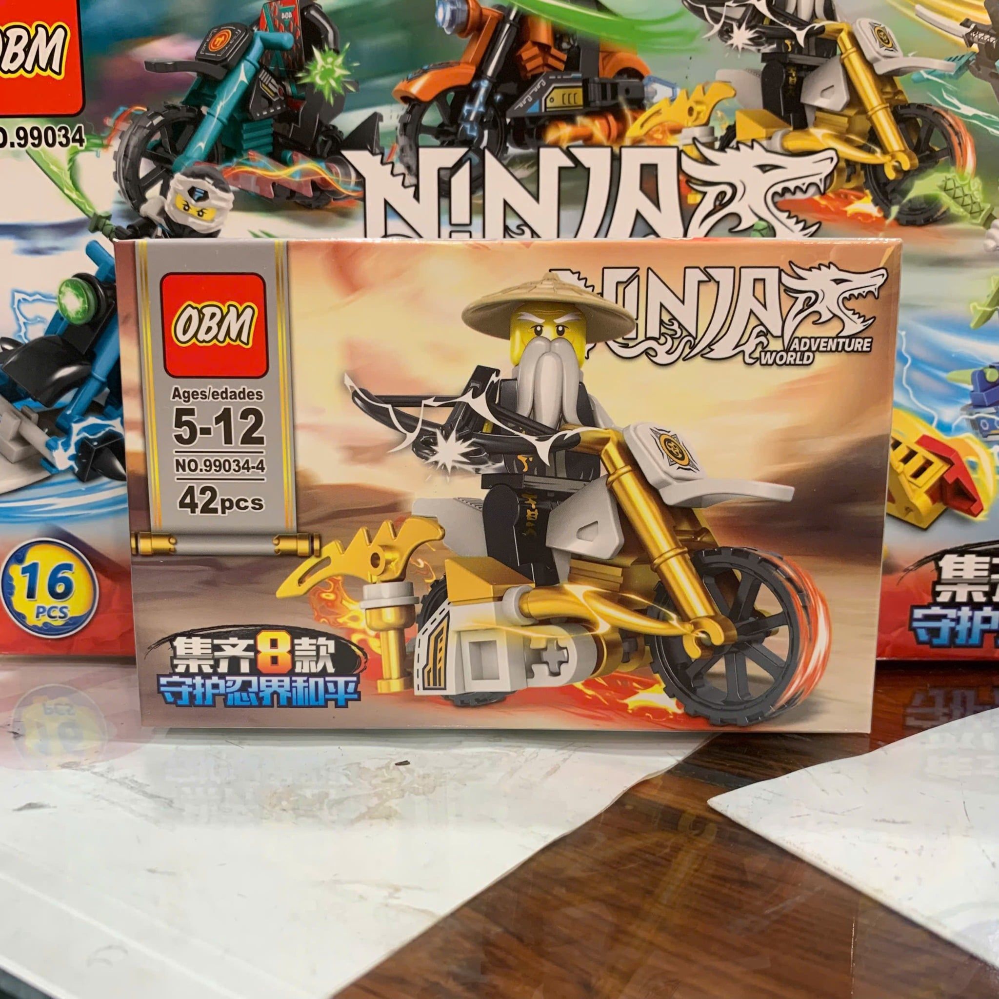  Đồ chơi lắp ráp : Bộ sưu tập nhiều mẫu mô hình phi cơ và khủng long (16b nhỏ/lốc), 6ages+, No. 99008, 99034, 99108 