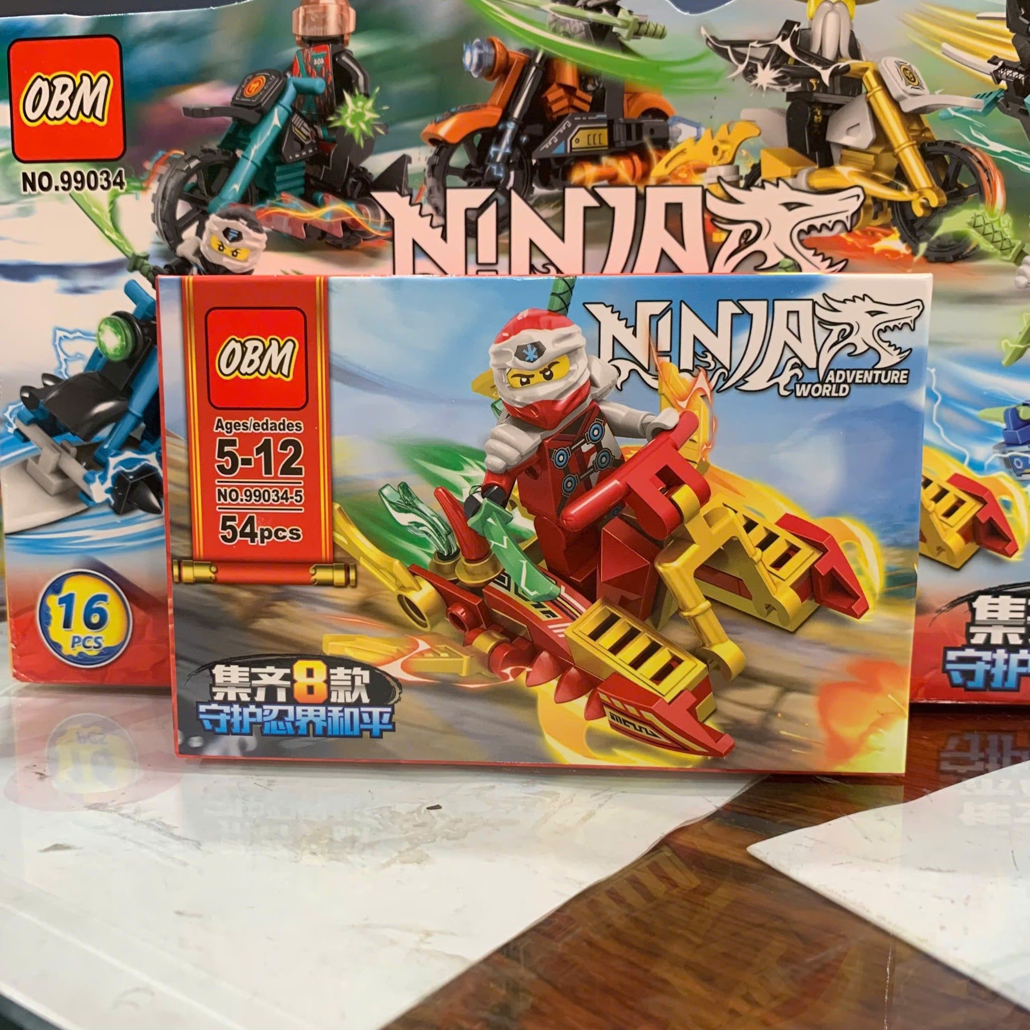  Đồ chơi lắp ráp : Bộ sưu tập nhiều mẫu mô hình phi cơ và khủng long (16b nhỏ/lốc), 6ages+, No. 99008, 99034, 99108 