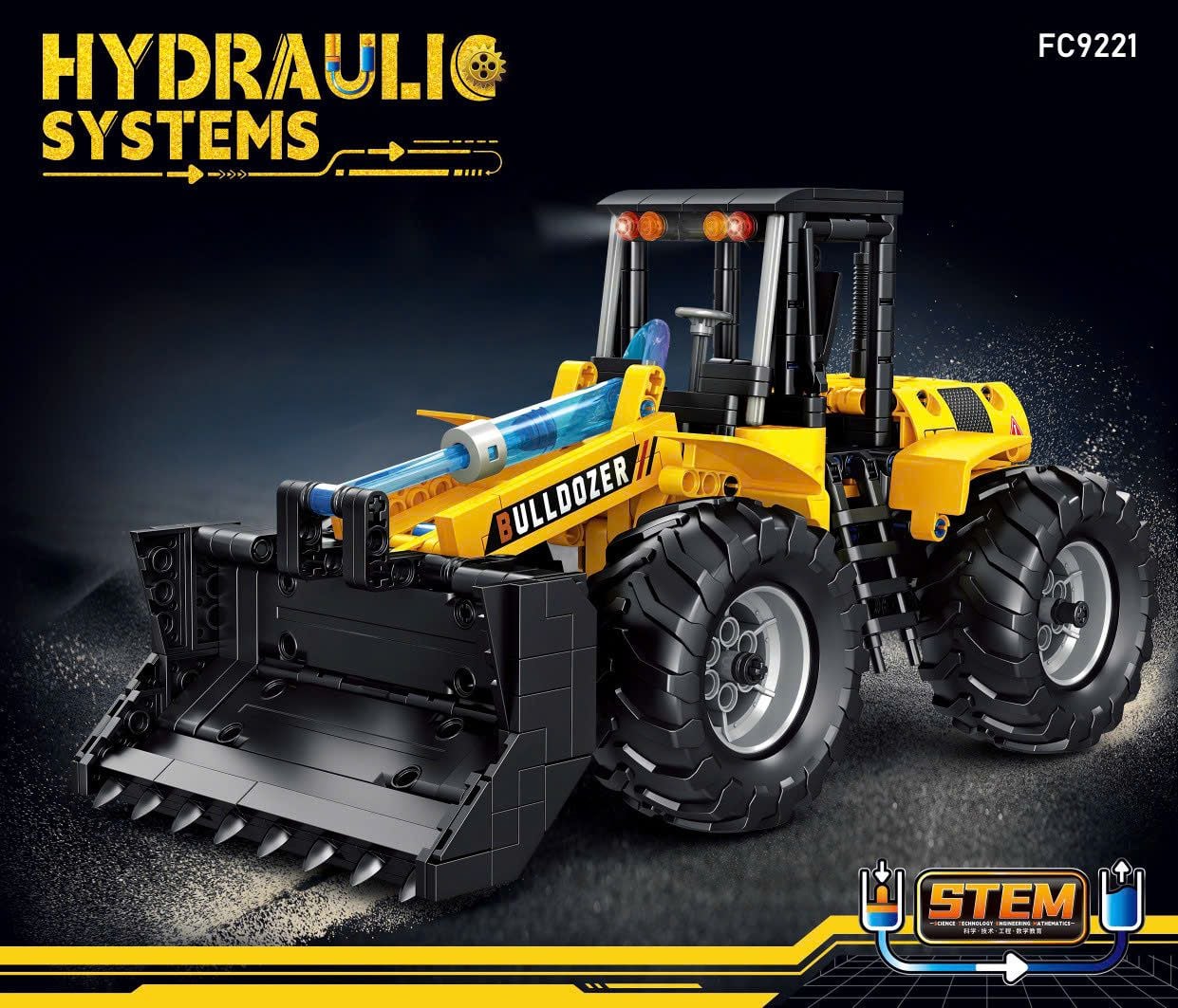  Đồ chơi lắp ráp: Bộ Xây Dựng Thủy Lực - Cần Cẩu No. FC9222 và Xe Đào No. FC9221 