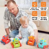  Đồ chơi vận dộng : XE ĐUA QUÁI VẬT DỄ THƯƠNG – XE CHẠY TRỚN CHO BÉ 3921 (HC-705) 